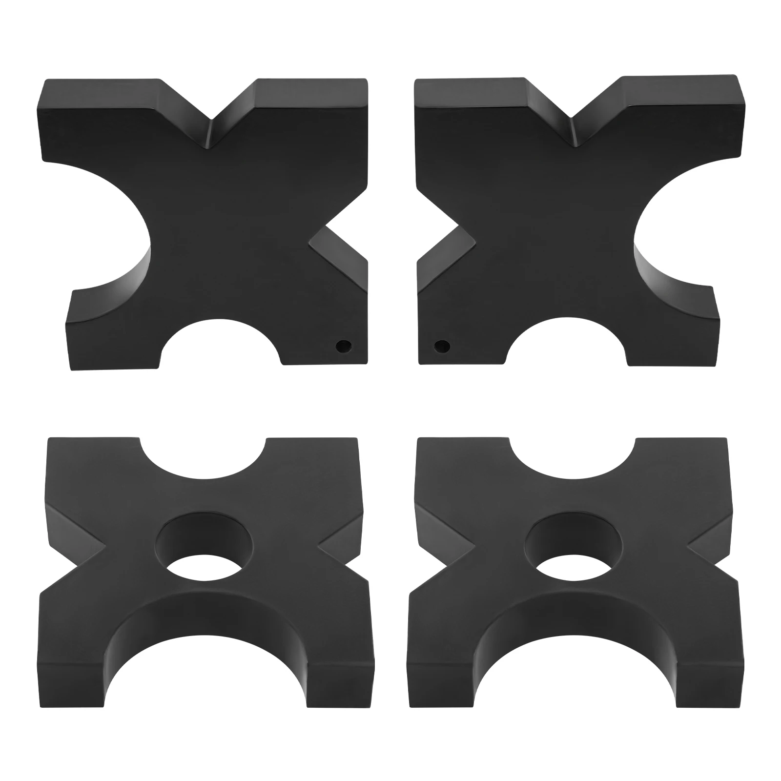 2 قطعة H-شكل متجر هيدروليكي الصحافة لوحة 12.7*12.7*2.5 سنتيمتر الحديد أربور الصحافة لوحة H-الإطار متجر الصحافة لوحة مع أربعة فتحة