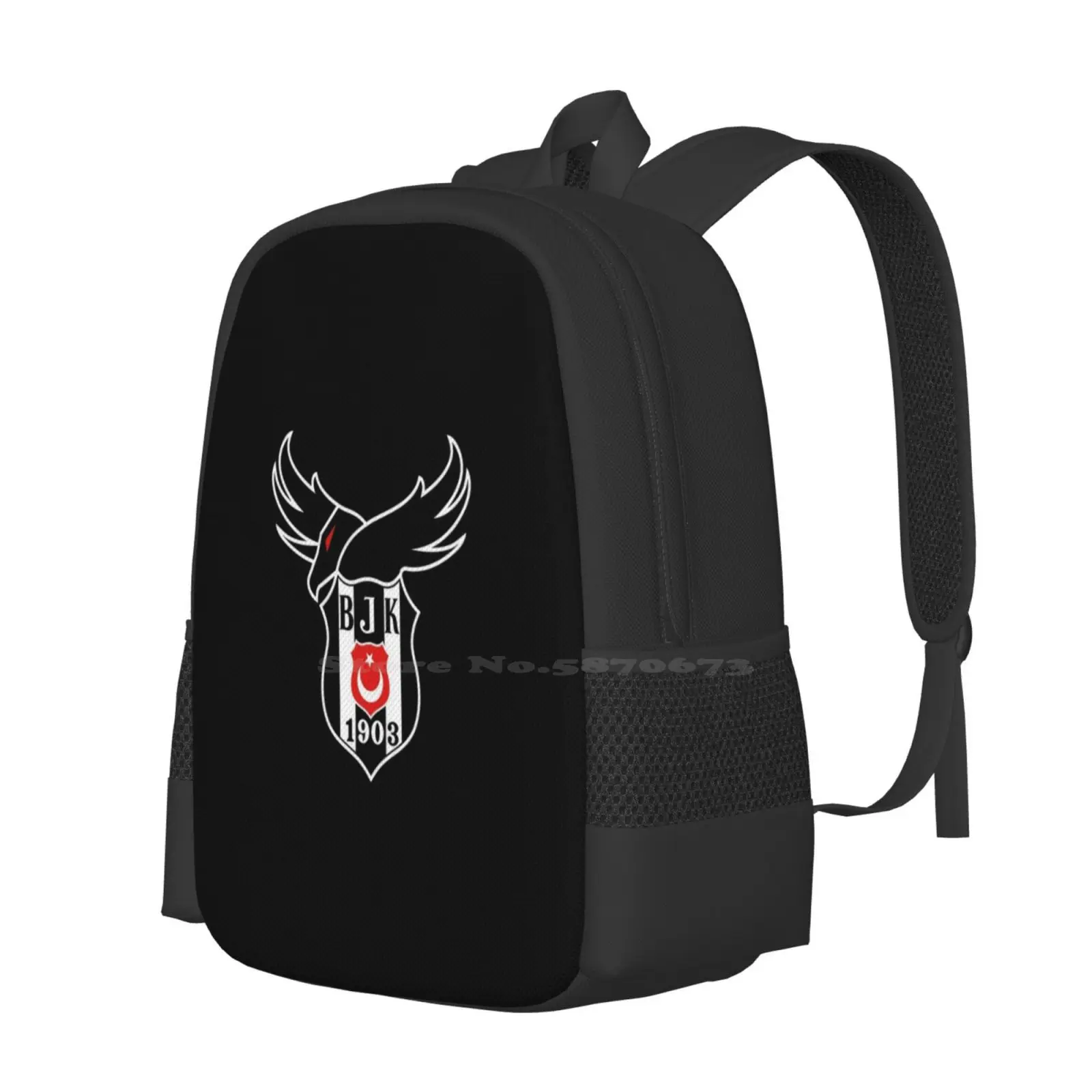 Besiktas 1903 Fashion Pattern Design Travel Laptop School Backpack Bag Besiktas Jk Besiktas Spor Besiktas Football Turkish