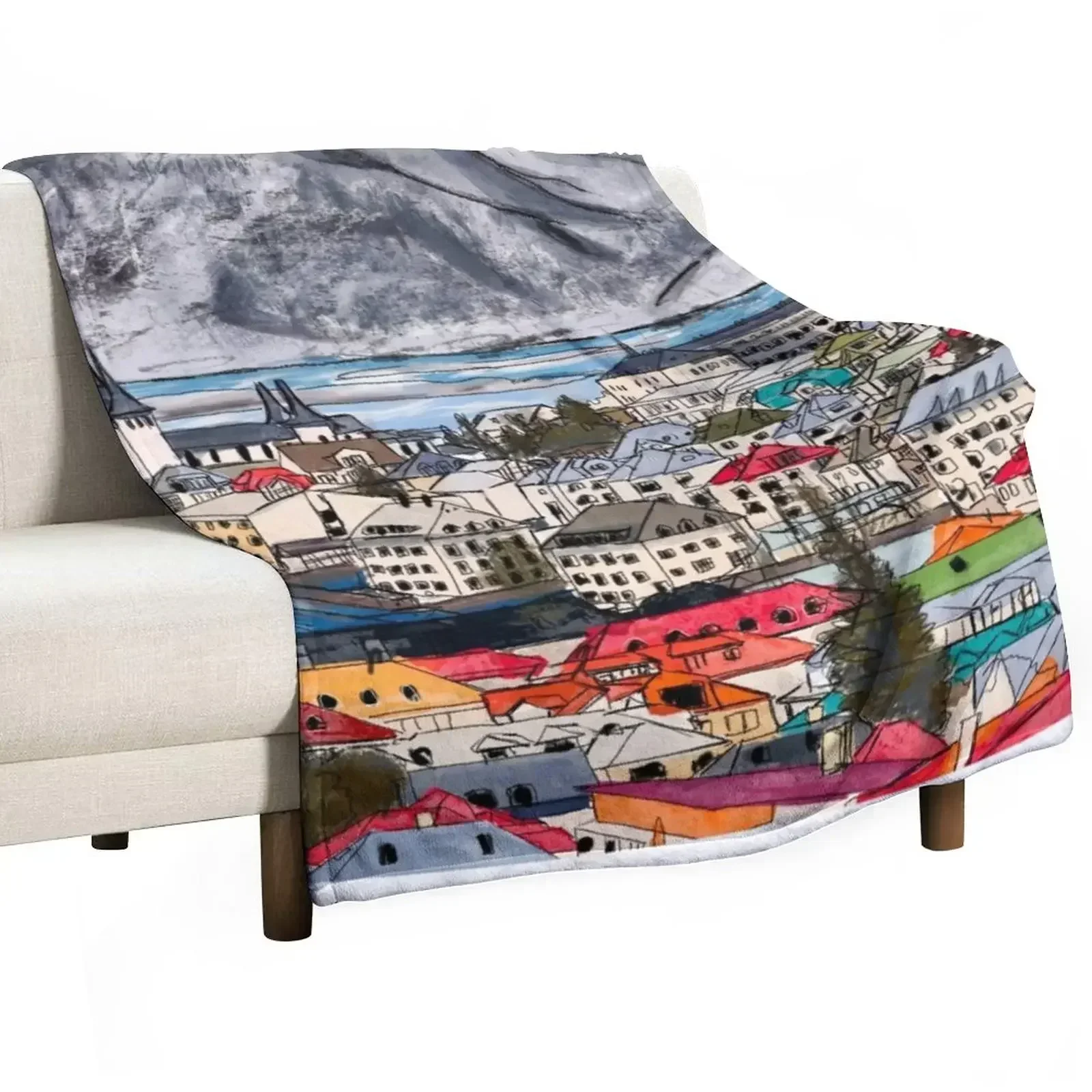 

Iceland Throw Blanket Comforter Retros Luxury Throw Sofa Quilt Blankets