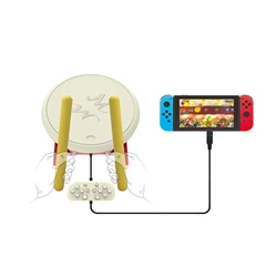 DOBE TNS-1867D Drum Controller Sticks for Switch Console Taiko No Tatsujin Master Video Games