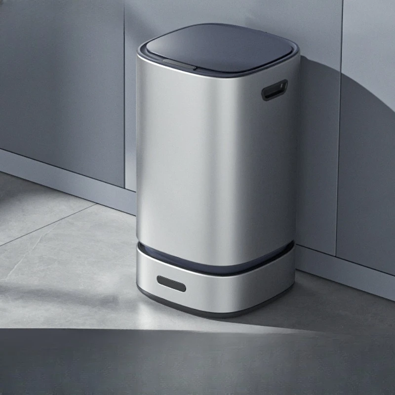 

Intelligent induction trash can household living room toilet bathroom kitchen large capacity automatic packaging adsorption bag