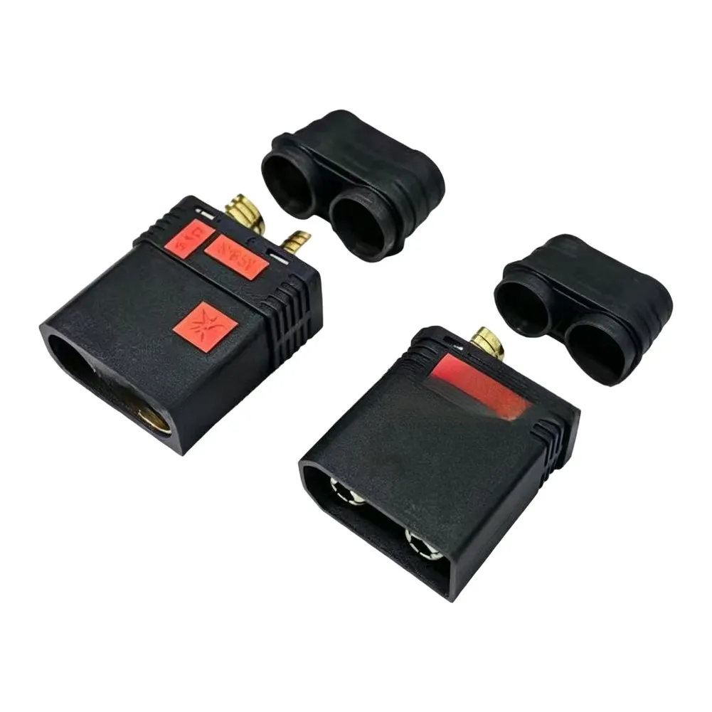 QS8 Plus 130A Anti Spark Connector Set for RC For battery Fast Setup Long Lasting PA66 Insulation Gold Contacts