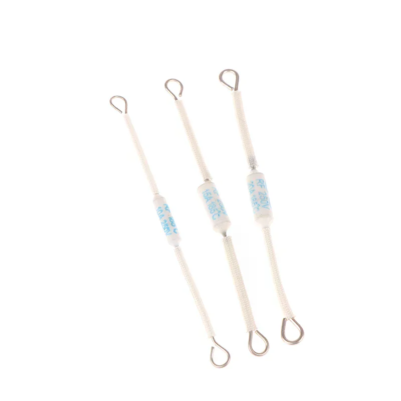 RF 250V Ceramic Rice Cooker Thermal RF250V 10A 15A 20A 185 Degree Thermal Cutoff Fuse Links For Electric Rice Cooker