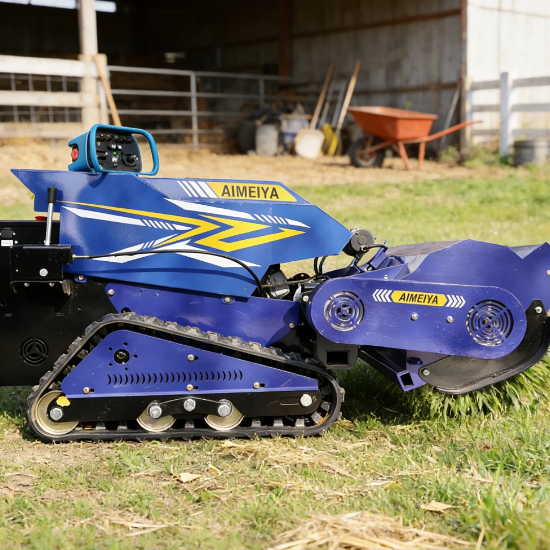 

Customized lawn mower with built-in remote control system for easy operation, forestry mowing robot
