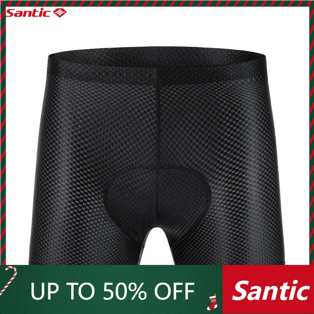 Santic 2024 New Cycling Shorts Four Seasons Men\'s Road Cycling Breathable Lightweight Inner Cycling Shorts Anti-sweat