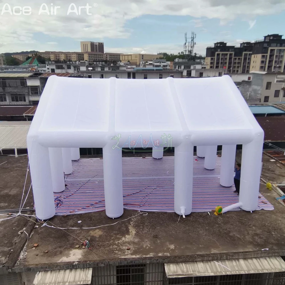 2025 hete verkoop witte opblaasbare bruiloft tent zonnescherm voor buitenfeest/beurs/evenementen gemaakt door Ace Air Art