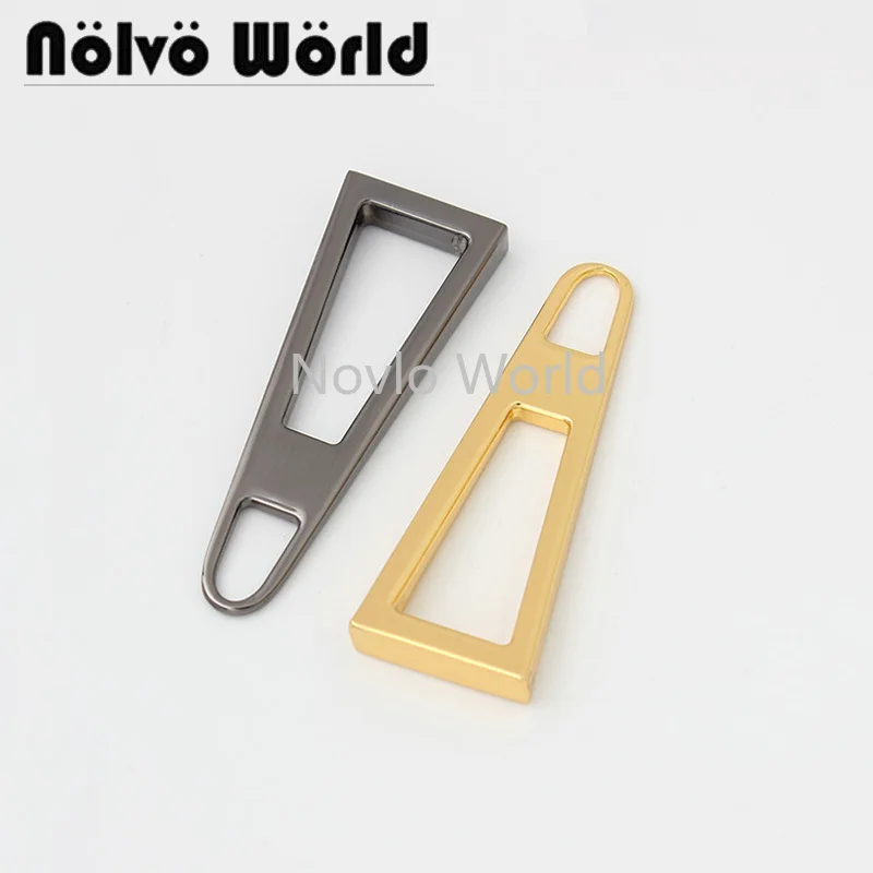 

10-50 pieces 4 colors 49*18mm Zipper Sliders for DIY Clothes Suitcase Bag Zipper pull, Sewing Garment Luggage Puller Hardware