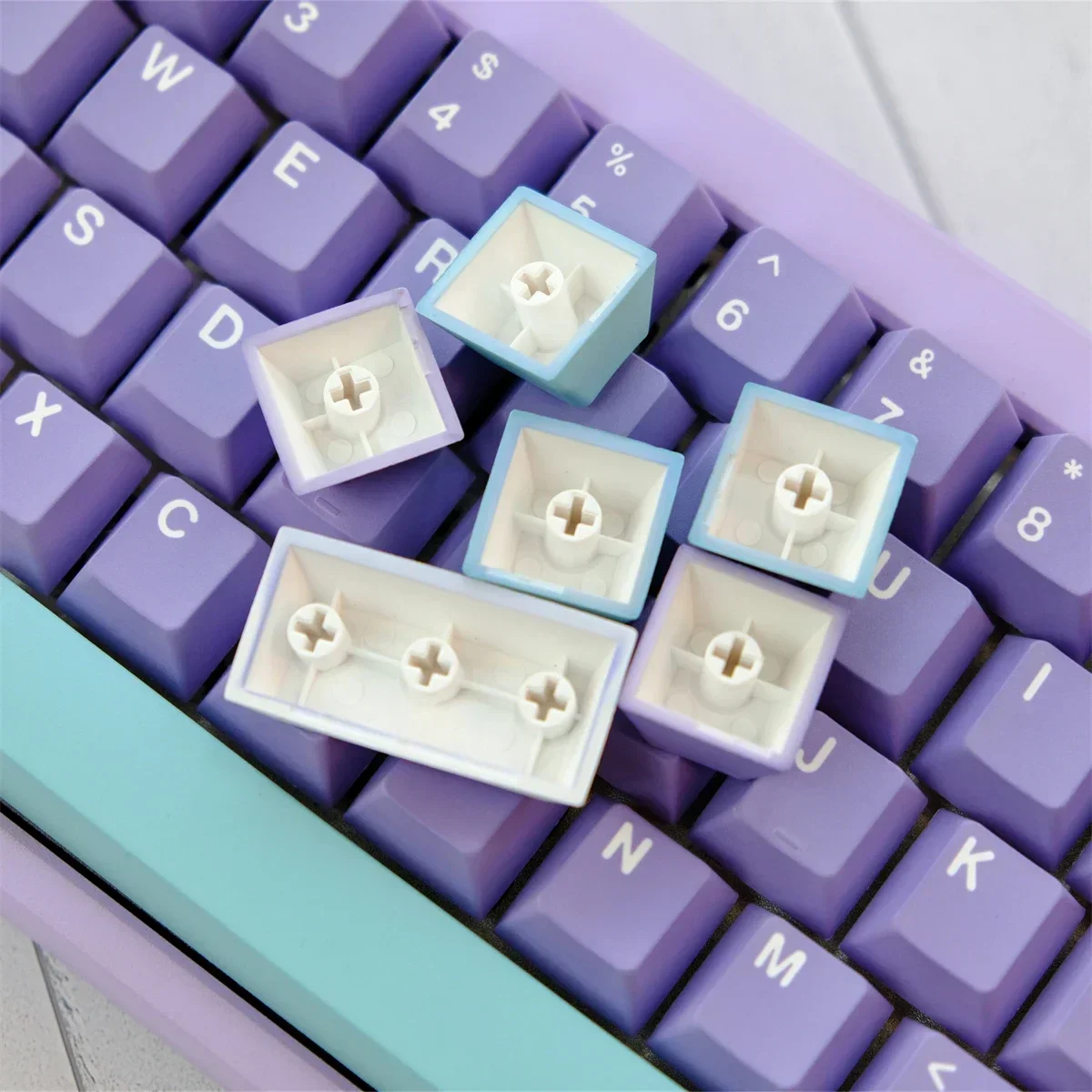 1 Set Mulan Keycaps PBT Keycaps Dye Sublimation Cherry Profile for Mx Switches Mechanical Keyboard 129 Keys Cherry Keycap