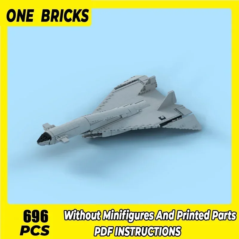 Moc Building Bricks Military Fighter Model XB-70 Valkyrie Bomber Technology Modular Blocks Gift Christmas Toys DIY Sets Assembly