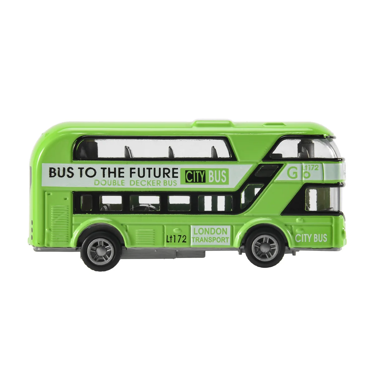 X55A-Double- Bus London Bus Design Car Toys Sightseeing Bus Vehicles Urban Transport Vehicles Commuter