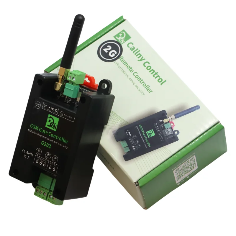 

GSM 2G/4G LTE Access Controller SMS APP Remote Control On/Off Relay Switch for Automatic Sliding Swing Door Opener