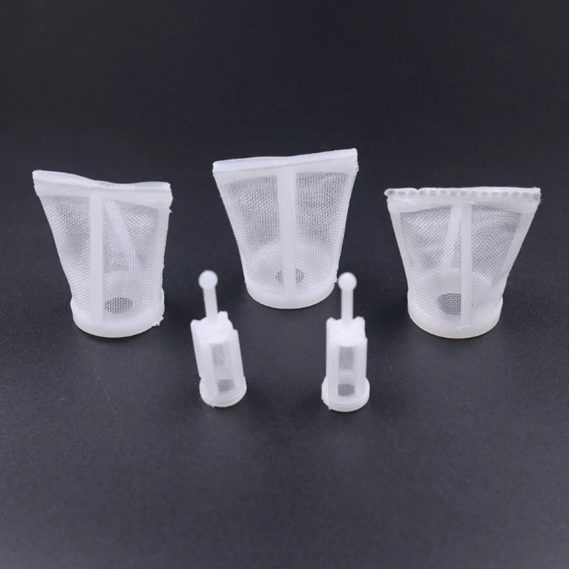 30 peças pistolas pulverização pote inferior filtro pintura filtros alimentação sucção 8/10/12mm Droship