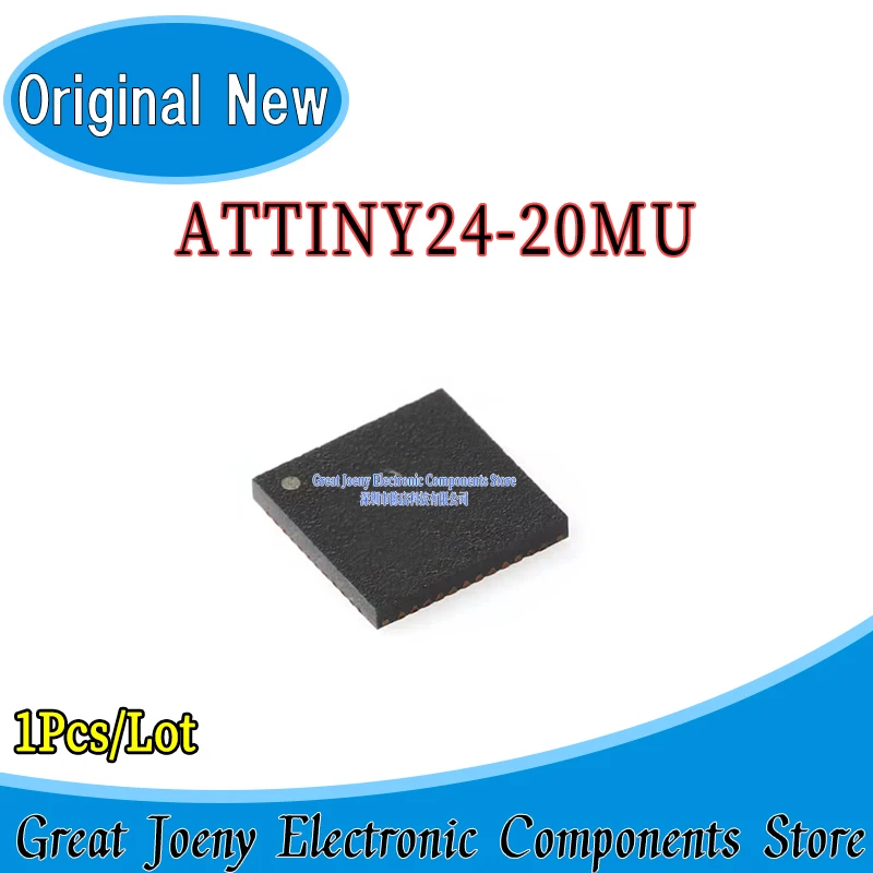 

100% New Original ATTINY24-20MU T24 IC MCU Chipset QFN-20 Bulk Best Price Plastic Casing