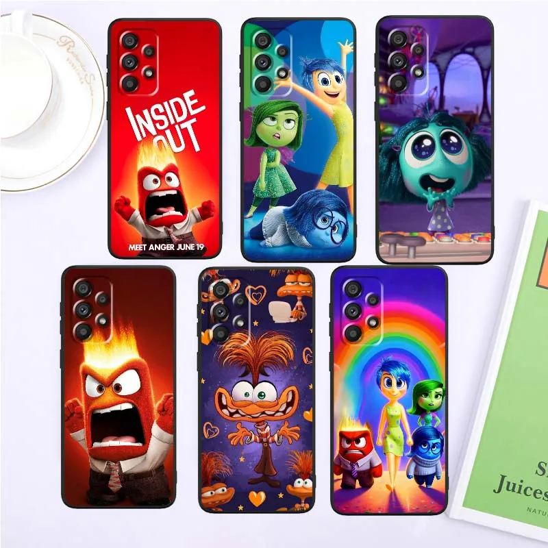 

Inside Out 2 Joy Sadness Art For Samsung A42 A41 A35 A34 A33 A32 A25 A24 A23 A21s A04 A03 Note 20 Ultra 5G Black Phone Case
