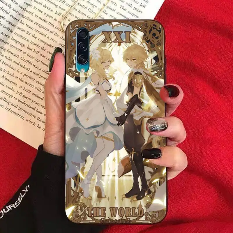 Anime Genshin Impact Phone Case for Samsung A51 01 50 71 21S 70 31 40 30 10 20 S E 11 91 A7 A8 2018