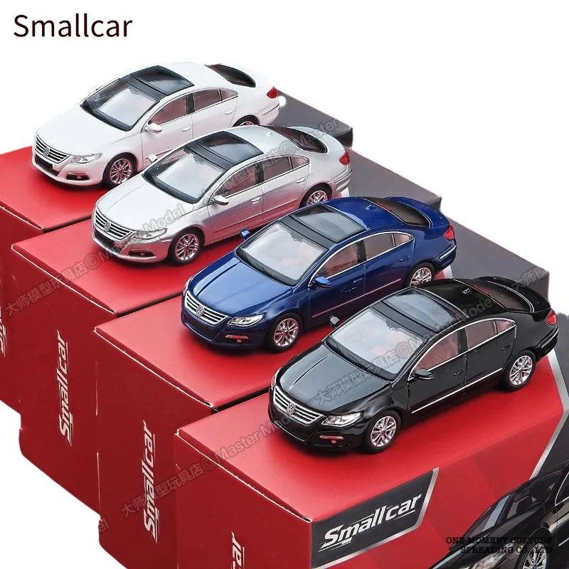 Smallcar 1/64 Volkswagen CC sedan - Passat cast alloy imitation car model, boys' toy collection decoration item.