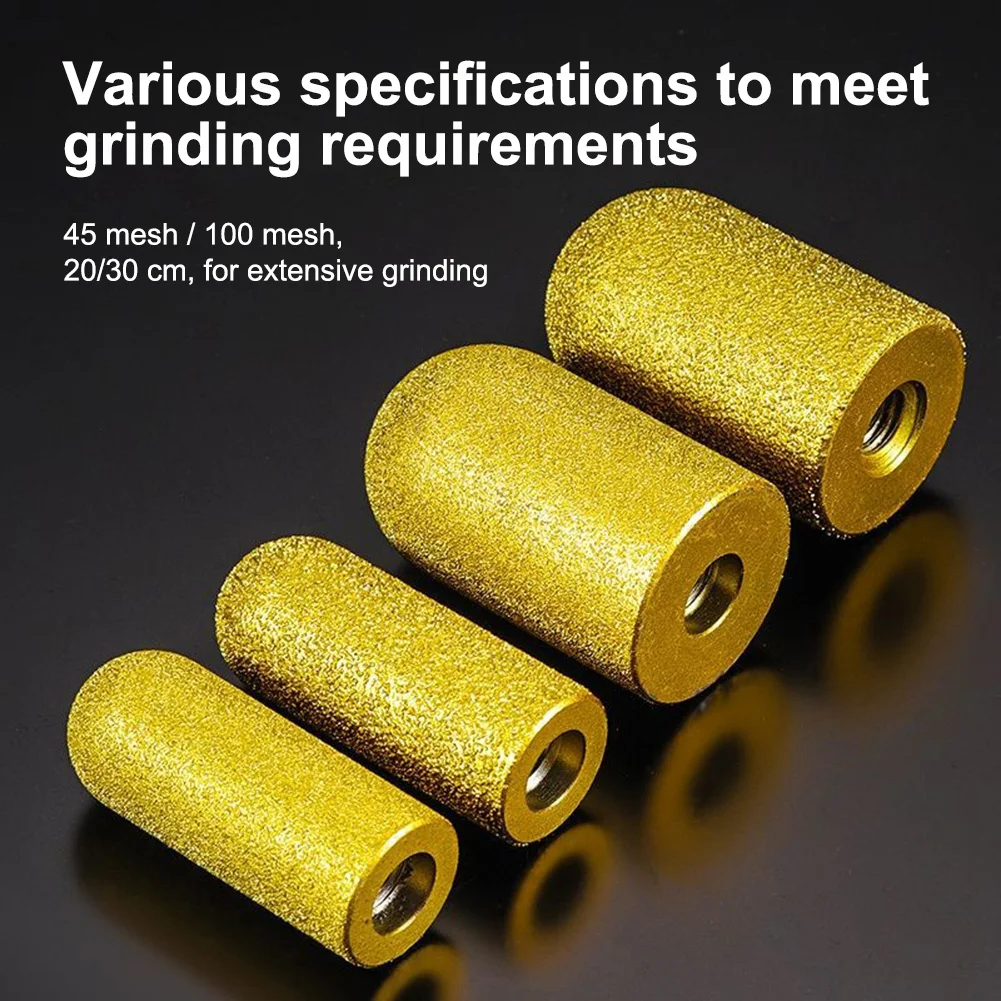 Diamond-Brazed Finger Bit Grinding Wheel Milling Trimming Grinding Head Suitable For Angle Grinders Stone Work