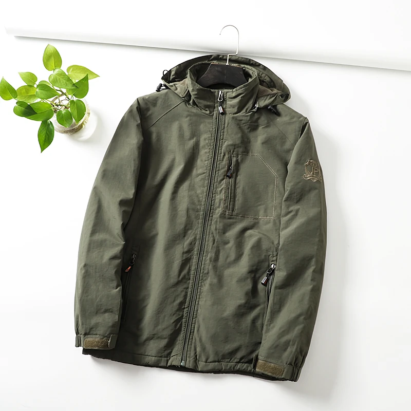 

Мужская зимняя куртка с флисовой подкладкой для активного отдыха, ветрозащитная, дышащая, водоотталкивающая, повседневная, модная, городская, стильная