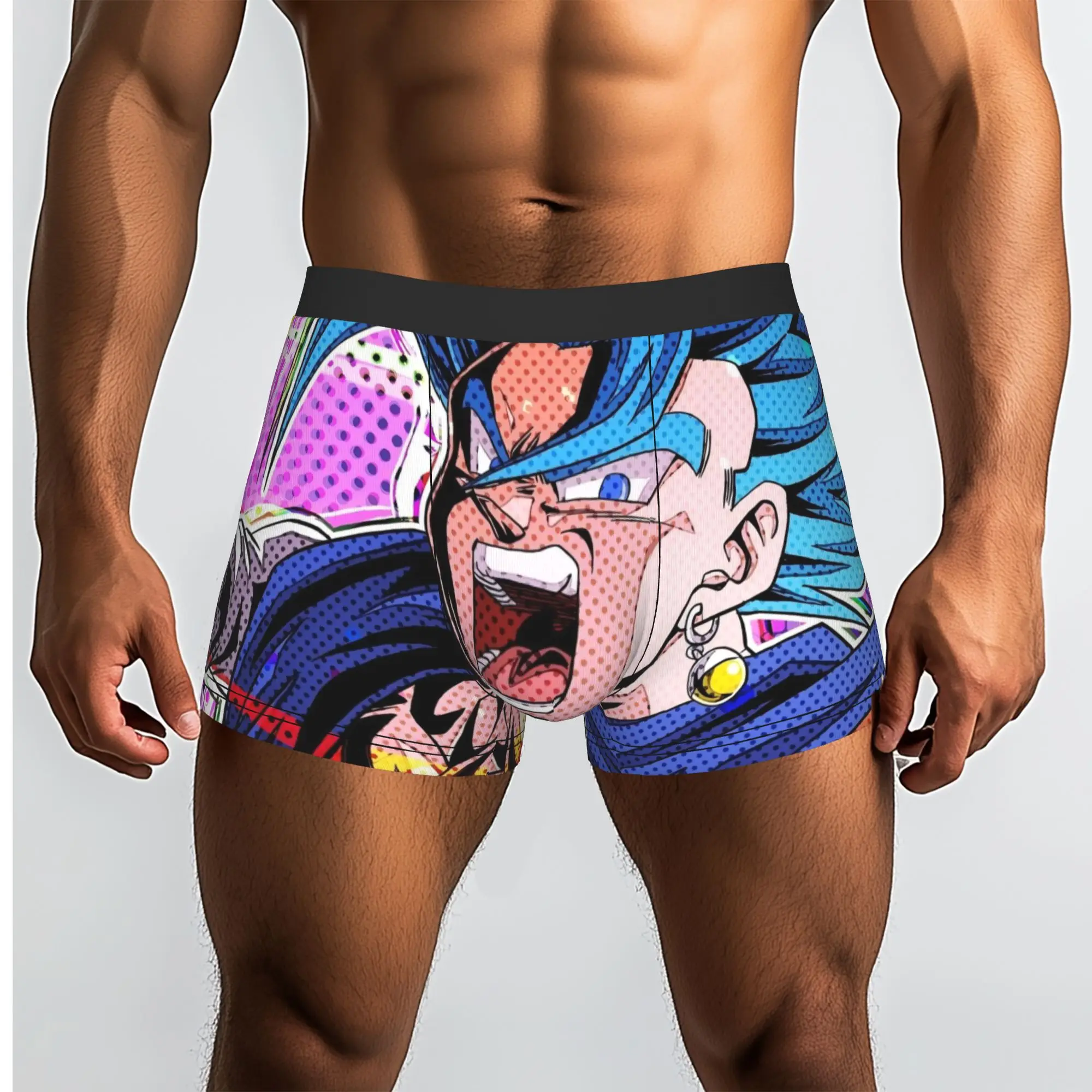 Super Saiyan Blue Goku Dragon Ball Underpants Breathbale Panties Men's Underwear Ventilate Shorts Boxer Briefs