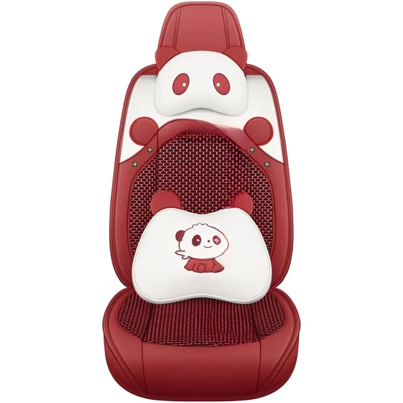 

High-quality car interior accessories Cartoon cute ice silk car seat cover The most comfortable car seat cover set