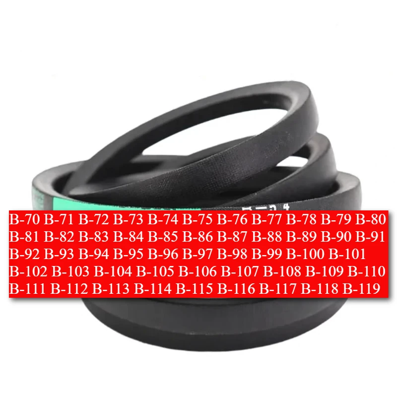 B-70~B-119 Classic V-Belt Tools Woodworking Machinery Transmission Generator Excavator Bulldozer Japan Rubber Transmission Belt