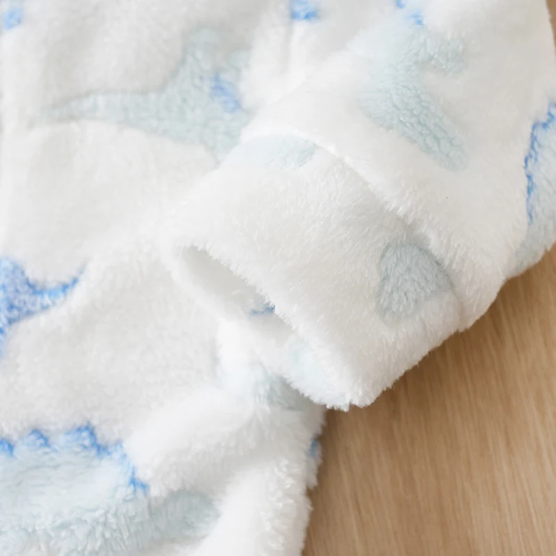 الخريف ديناصور نمط جديد عارضة الكرتون الملابس الناعمة طفل بذلة طفل بذلة زي رومبير نيسيي طباعة الملابس الصبي