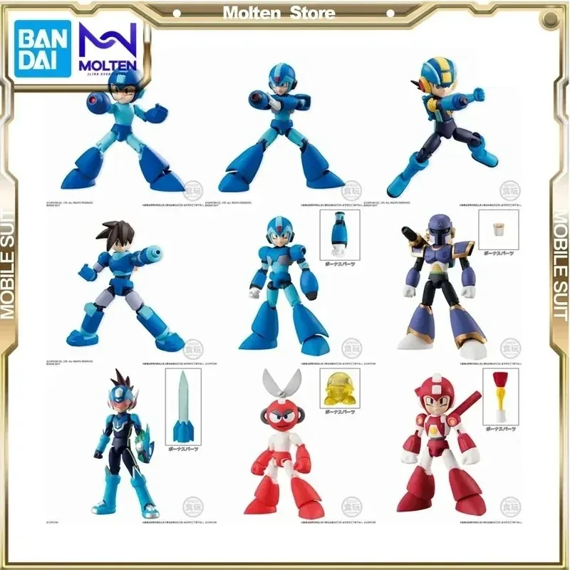 BANDAI ACTION ROCKMAN Megaman X EXE NULL Minipla Rüstung VAVA CUTMAN Anime Figuren Action Figur Modell Kinder Spielzeug Geschenk