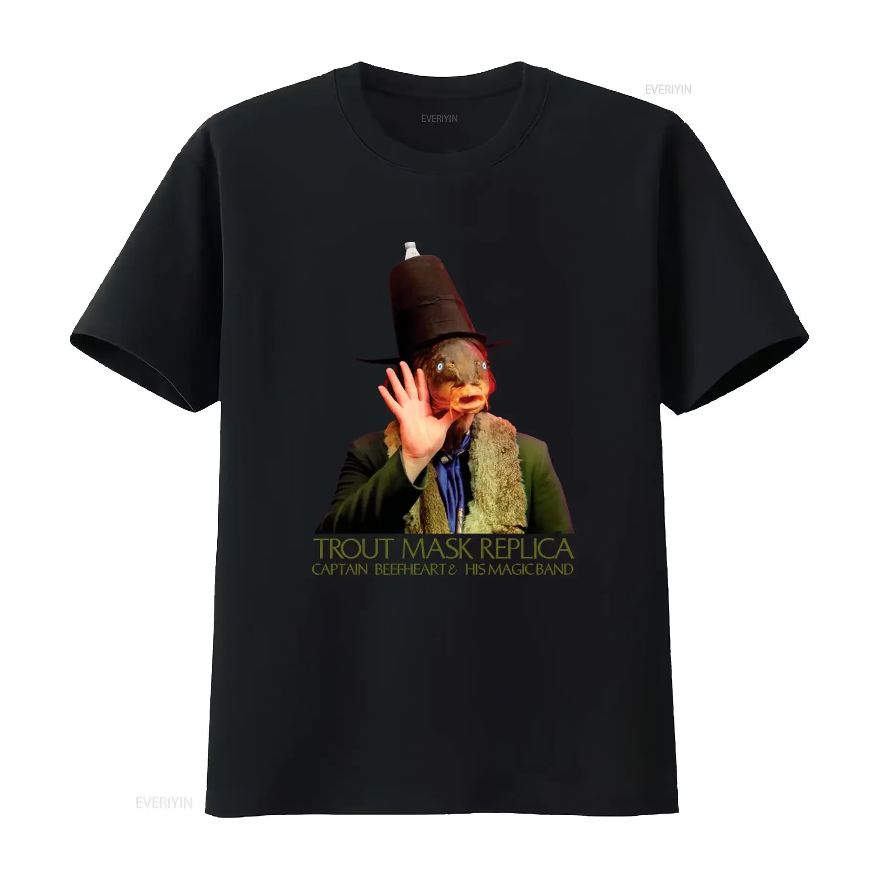 America Musician Captain Beefheart Trout Mask Replica Magic Band St Clair T Shirt vintage Washed streetwear designer clothes