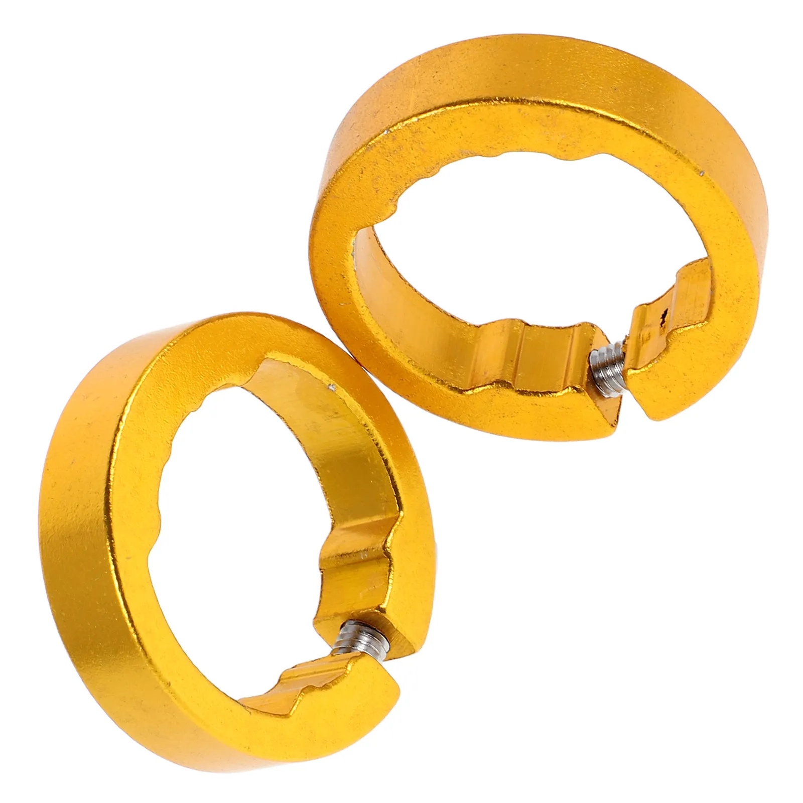 2Pcs 8Mm Thick Aluminum Bike Handlebar Lock Rings Secure Grip Fixation Reduce Hand Fatigue Mountain Bicycles Grip