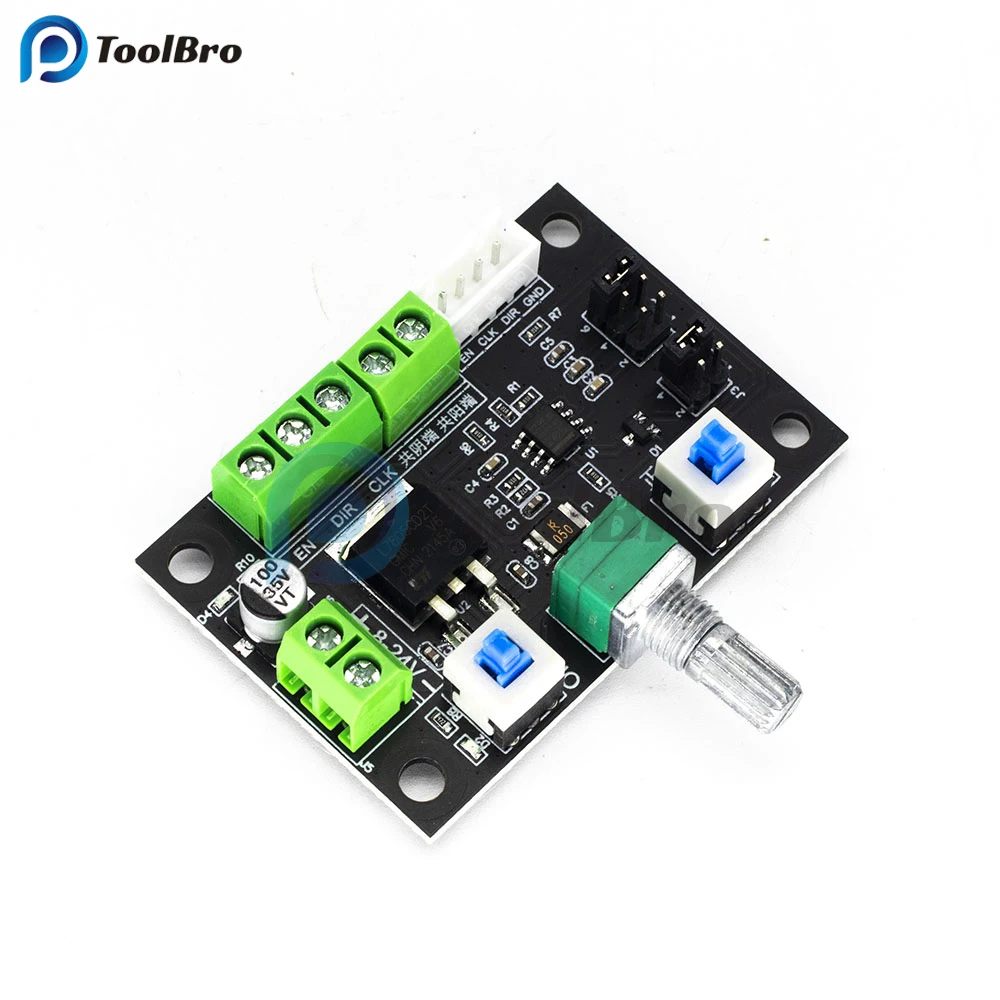 PWM Pulse Signal Generator DC 8-24V Stepper Motor Driver Speed Controller Regulator Governor Speed Control Switch 12V 24V