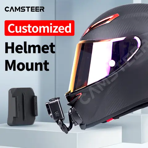 Motorcycle Custmized Helmet Chin Mount for HJC Shoei X14 NXR RF1400 Agv Arai For GoPro13 12 11 Insta360 Ace Pro2 X4 X3 DJI 5Pro