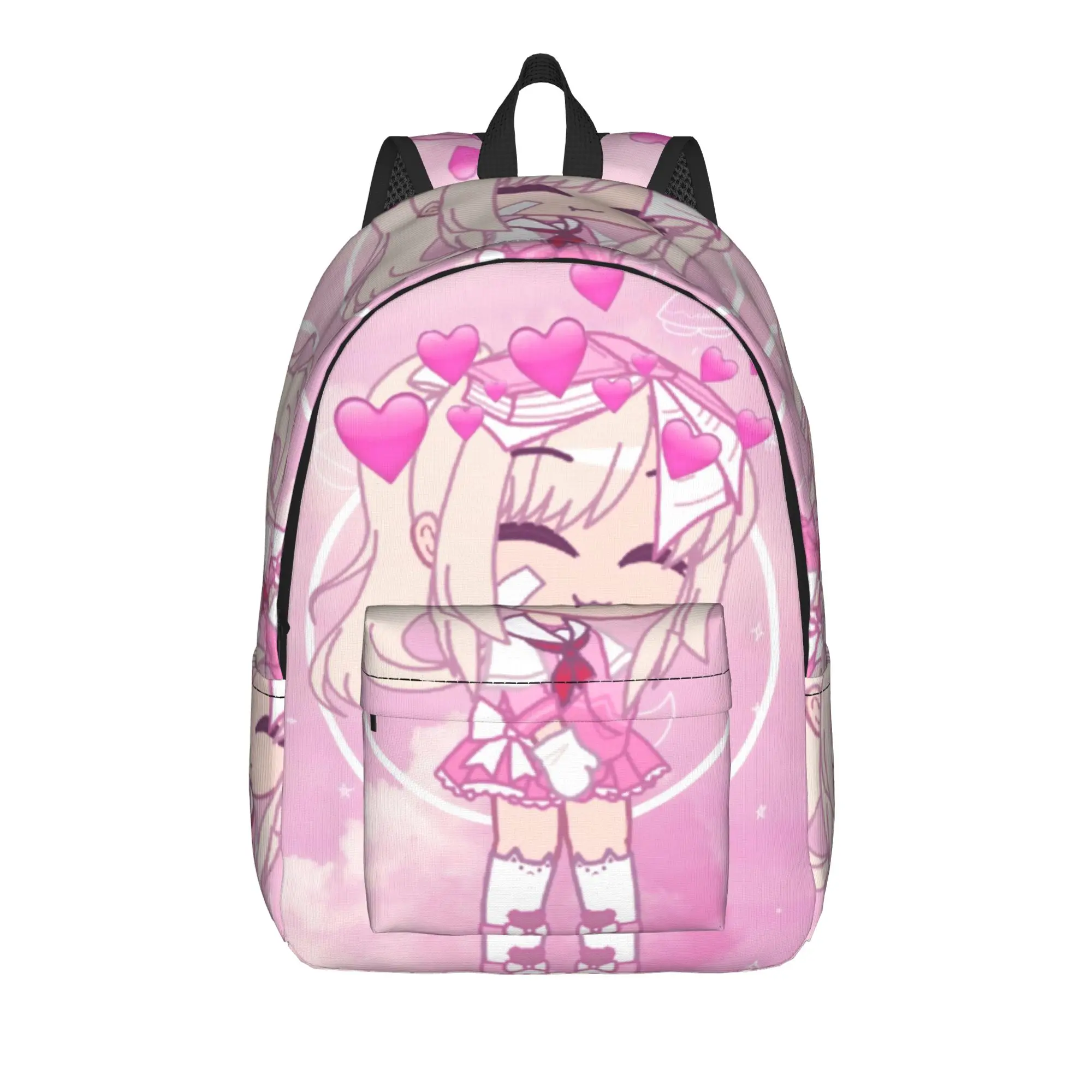 Gacha Life Cartoon Backpack for Men Women Cool Student Business Daypack  Laptop Shoulder Bag with Pocket