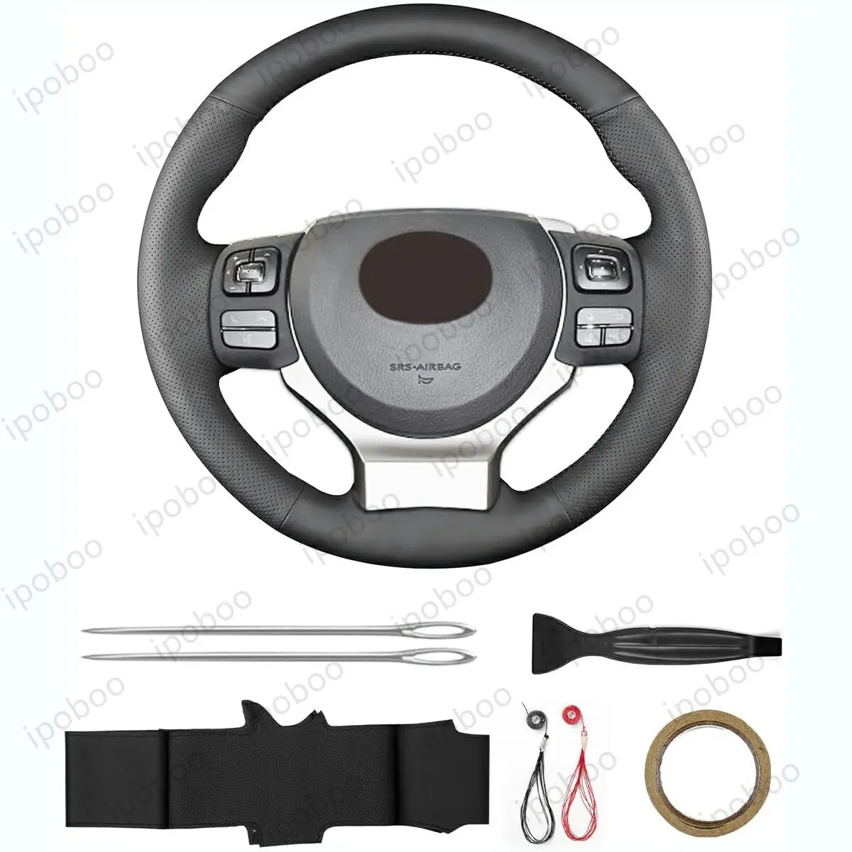 

HandStitch Steering Wheel Cover for Lexus 2011 2014 CT 200h 2014 2017 2021 IS 2015 RC F 2015 RC F 2015 RC F Sport 2016 GS