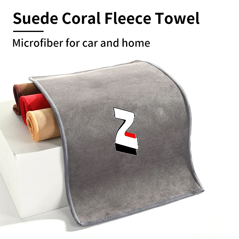 

1PC Car Wash Towel Auto Drying Cloth Car Logo Cleaning Duster For N I30 I20 IX35 I40 Tucson Veloster Elantra Sonata Azera Coupe