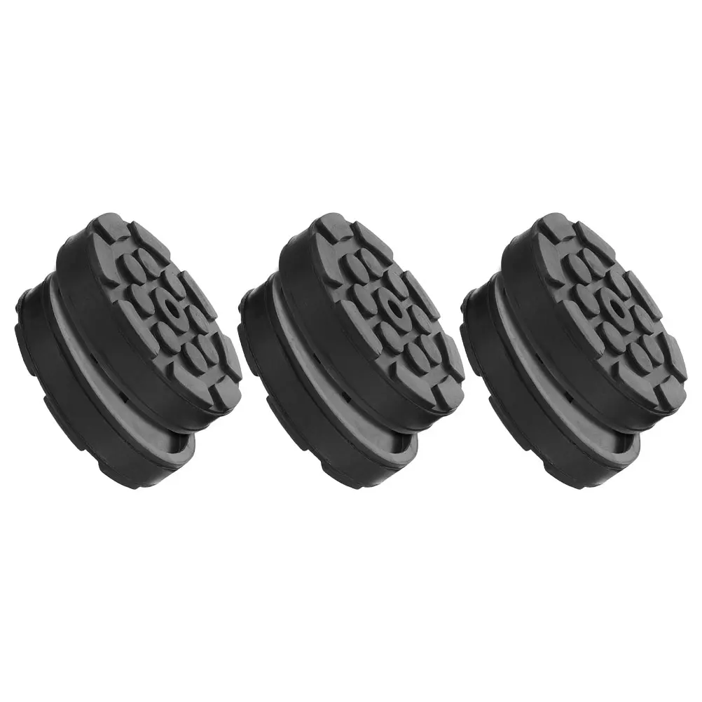 

6pcs Rubber Foot Pad Car Jack Lift Pads Durable Antislip Floor Protector Octagonal Design Hydraulic Lifting Equipment