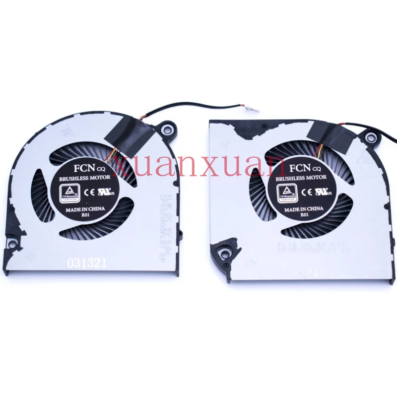 CPU GPU Cooling Fan FOR  Acer Aspire 7 A715-41G A715-42G A715-74G A715-75G DFS531005P