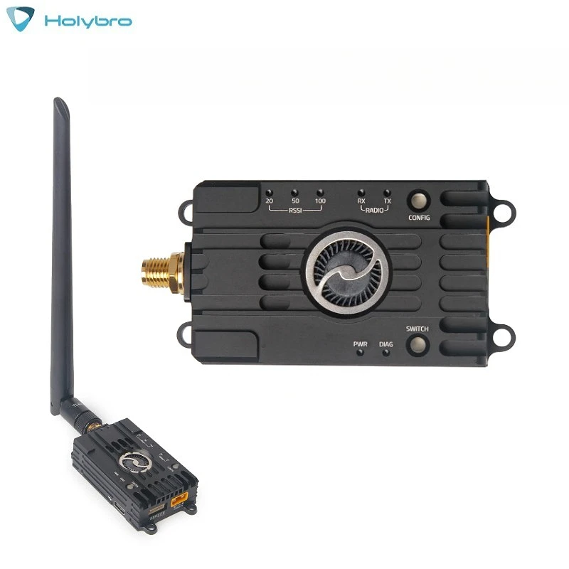 Holybro Microhard Telemetry Radio V2, P400/P900 FHSS, 64km 276kbps MAVLink, 7-35V JST-GH for RC FPV Long Range