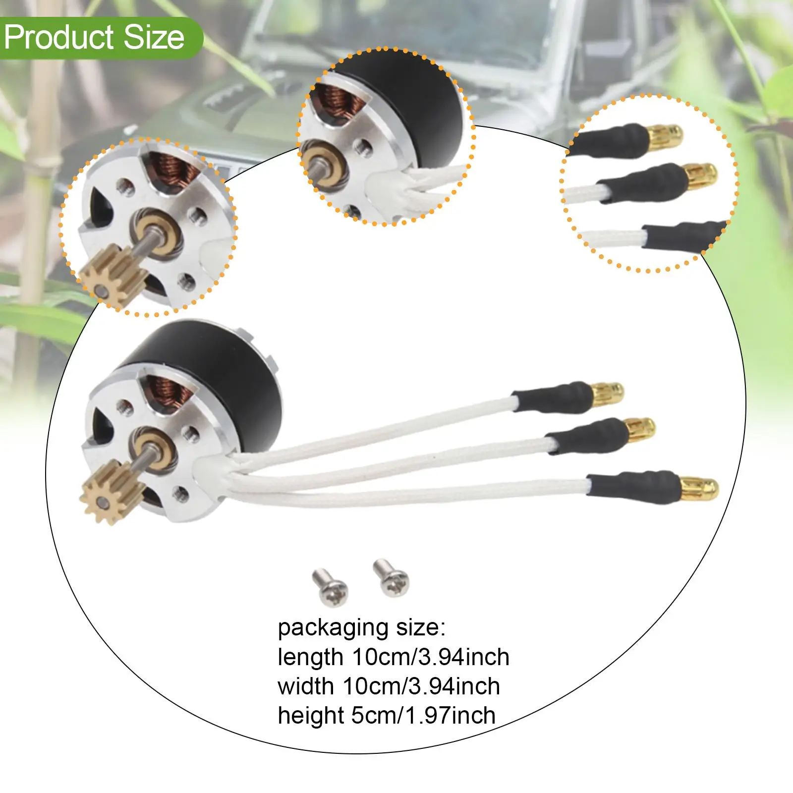 Moteur sans balais 1:12, accessoires de remplacement pour MN82 MN168 MN78