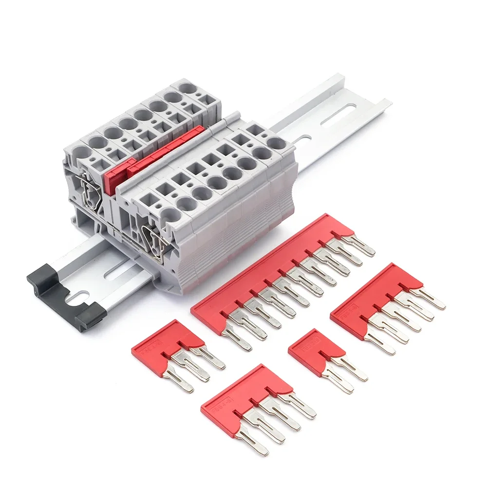 

20 Pcs Jumpers FBS2-8 3-8 4-8 5-8 10-8 Plug-in Bridge For ST And PT DIN Rail Terminal Blocks Accessories