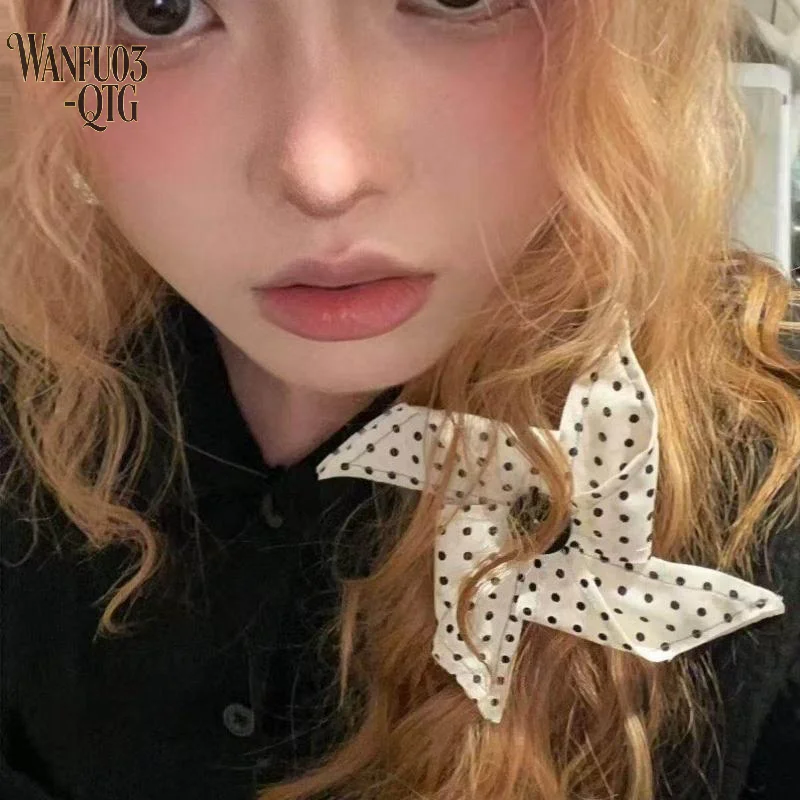 Hot Sale Funny Polka Dot Windmill Hair Clip Cute Y2K Style Hair Accessory For Girls Daily Wear Photoshoot Party Supplies