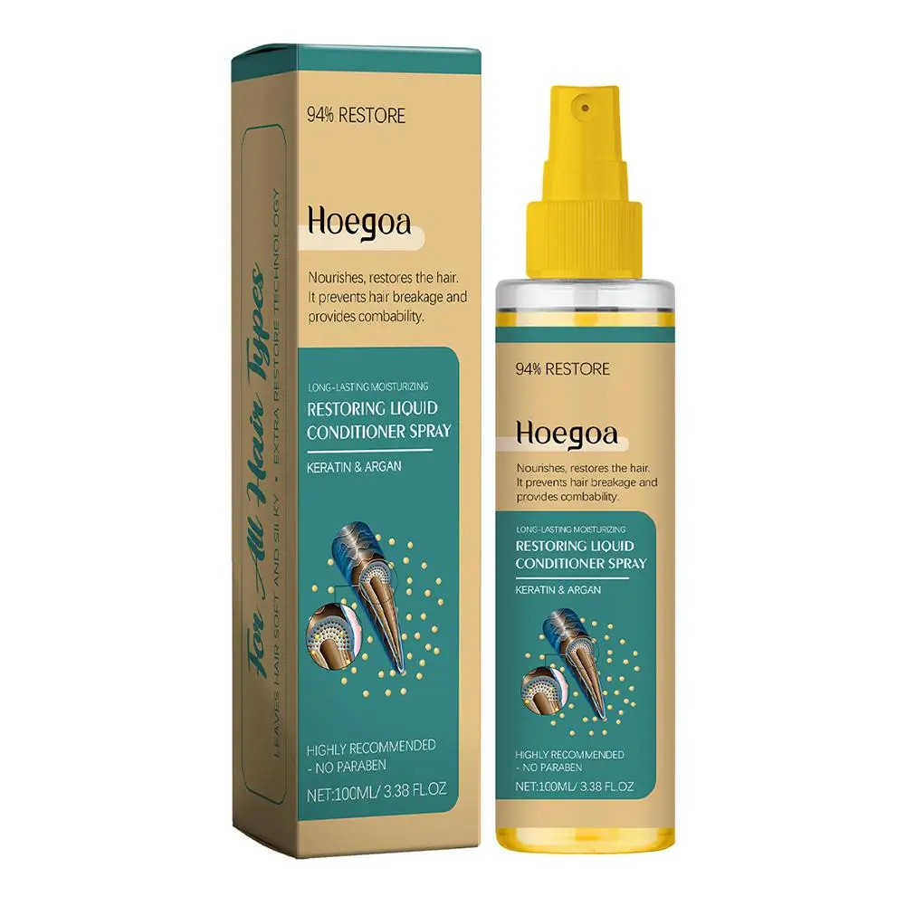 Argan Leave-In 컨디셔너 생체 모방 헤어 과학 프로 분자 수리, 건조한 모발, 모발 손상 회복, 보습, 4 분