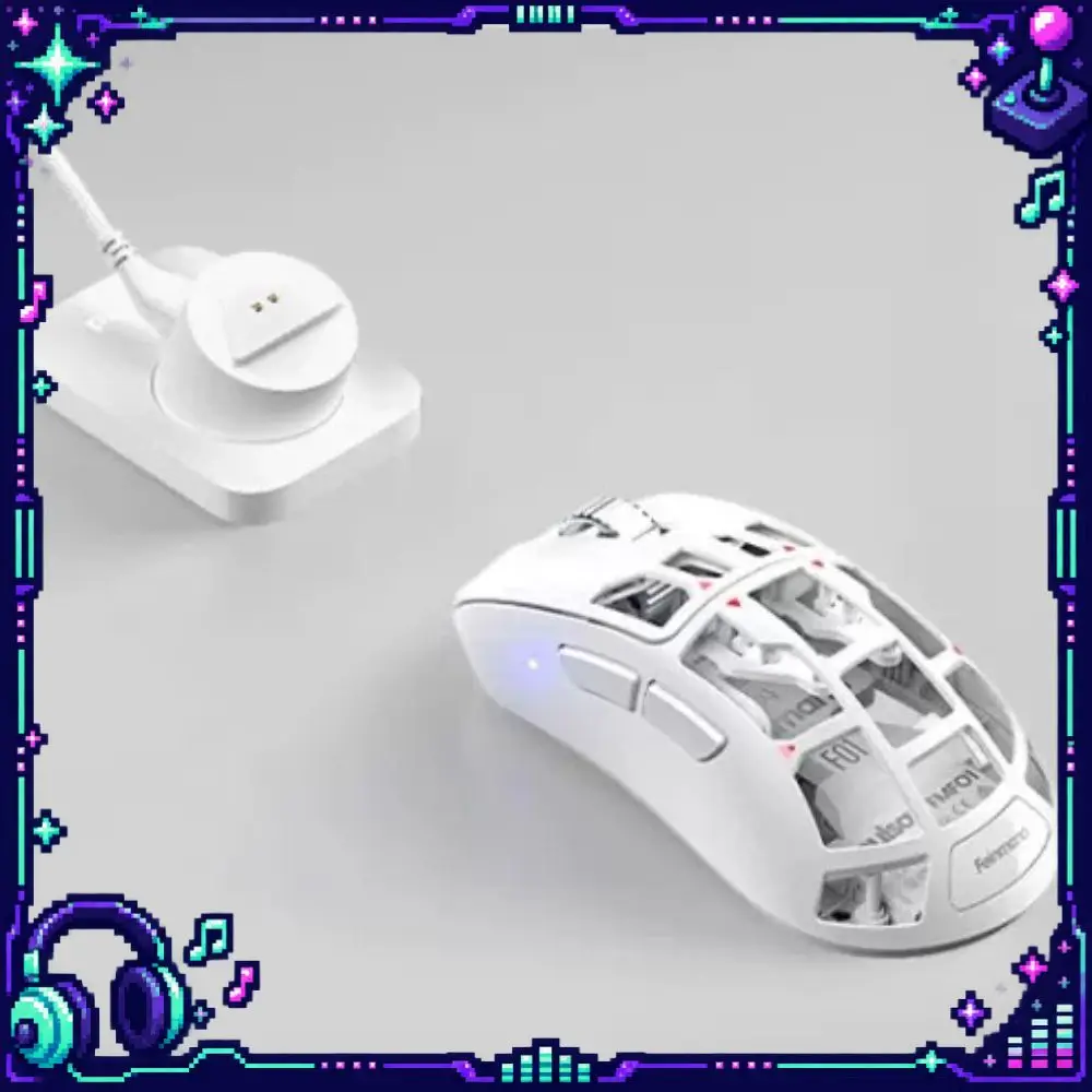 Pulsar Feinmann F01 Wireless Gaming Mouse Magnesium Alloy 46g 32K DPI 8000Hz Polling Wireless Charging Dock Optical Switches