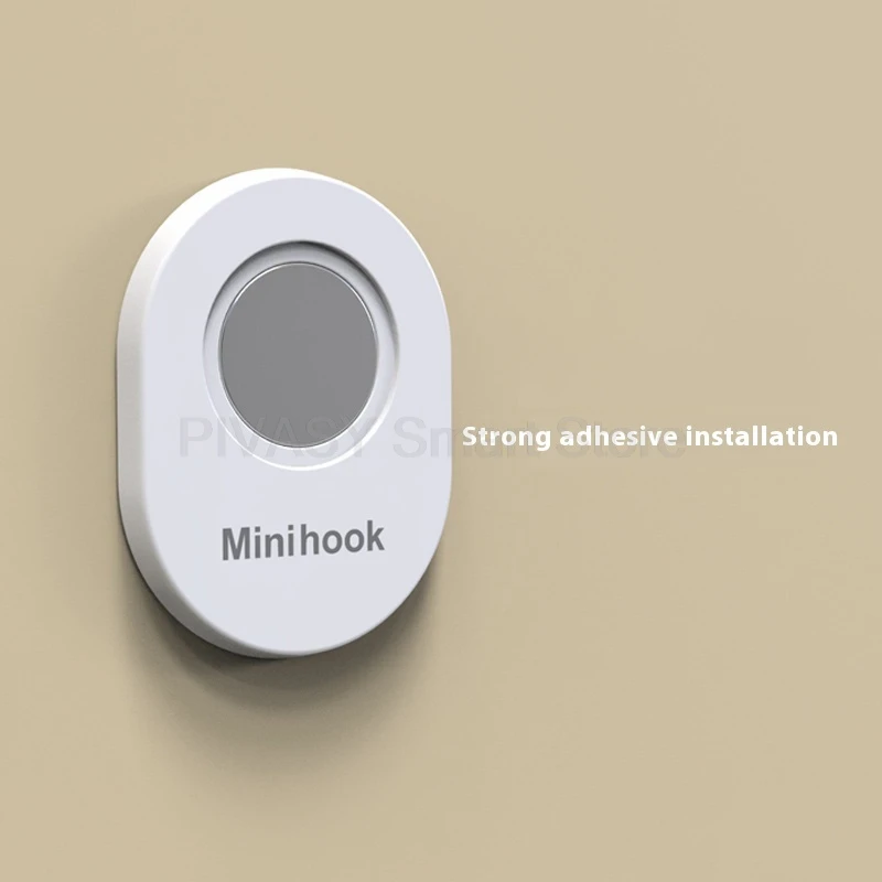 حامل مغناطيسي للتحكم عن بعد مثبت على الحائط مادة ABS خطاف تخزين عالمي تصميم بدون حفر لأجهزة التحكم عن بعد في مكيف الهواء للتلفزيون