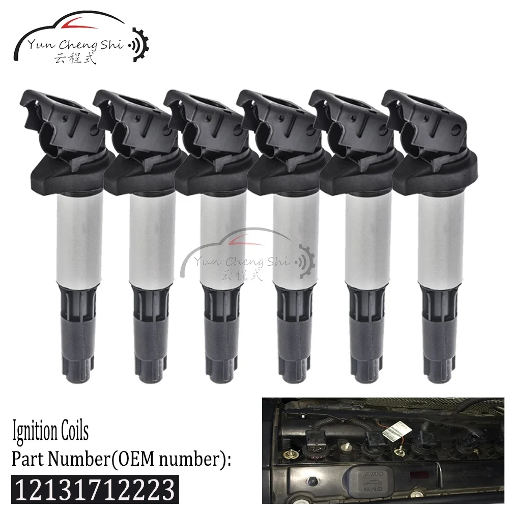 1213171219,1213171223,12137551260 ignition coil suitable For BMW E39 E46 E53 E83 E85 E87 E90 E60 E70 320i 325i 330i 525i