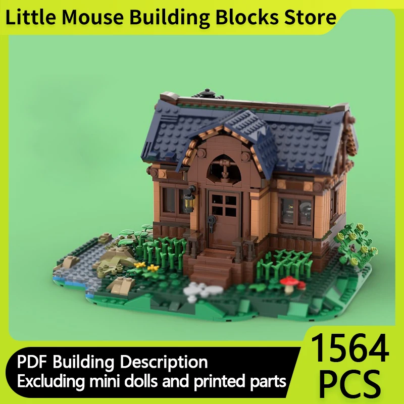 

Medieval Castle Model MOC Building Bricks Tree House Residential Modular Technology Gifts Holiday Assemble Children Toys Suit