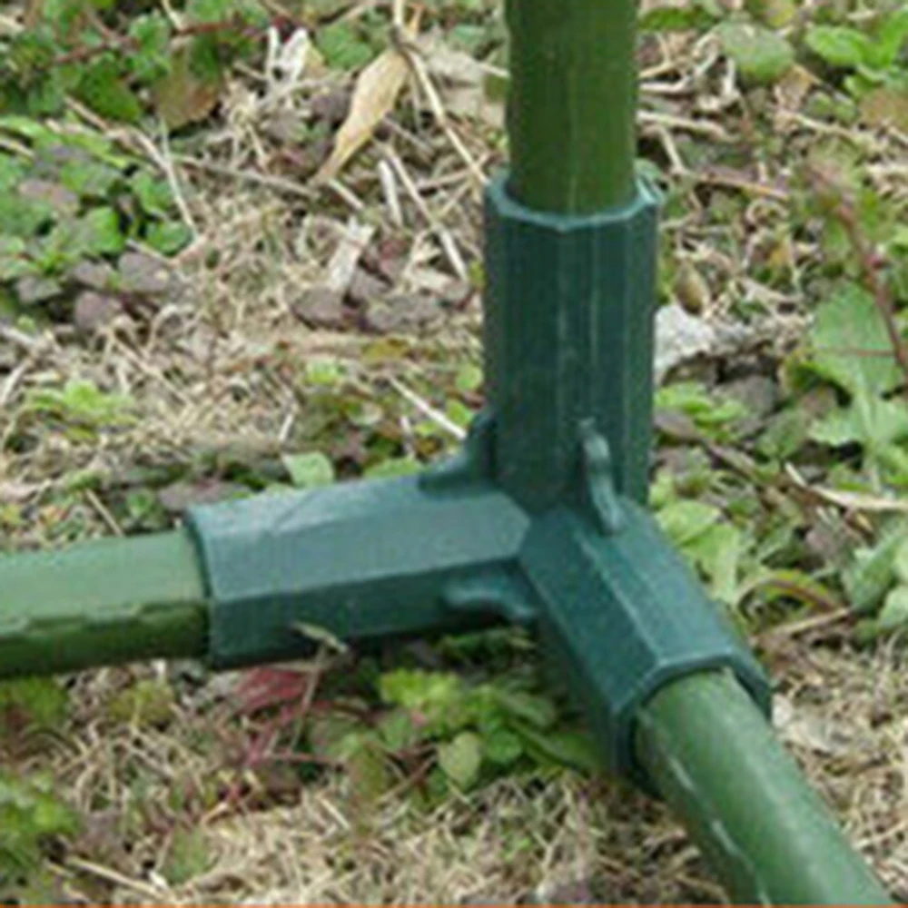 4pcs 16mm Plastic Greenhouse Frame Connectors For Plant Support And Climbing Structures Plants Care Accessories