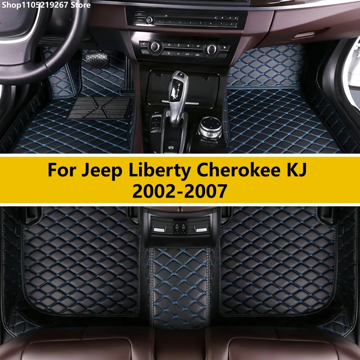 Car Floor Mats For Jeep Liberty Cherokee KJ 2002 2003 2004 2005 2006 2007 Car Floor Carpet Mat Alfombrillas Car Accessories