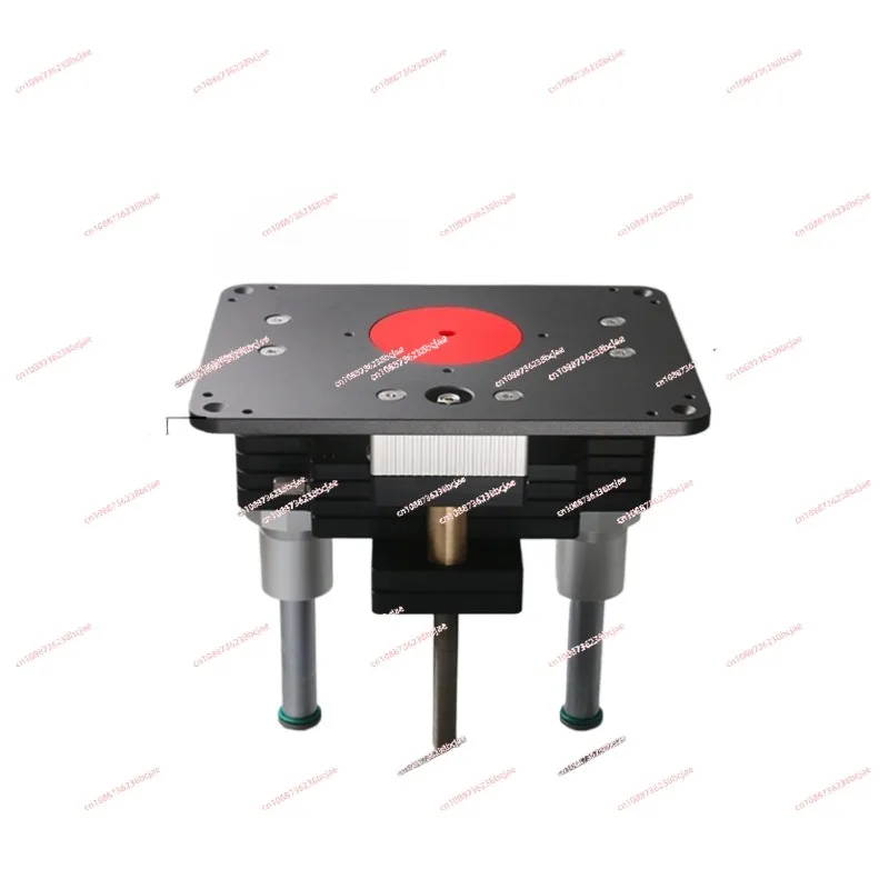 Heavy Duty Router Lift with Multifunctional Aluminium Router Table Insert Plate Engraving Machine with Flip Board