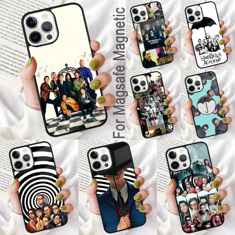 The Umbrella Academy Tv Magnetic Soft Phone Case for iPhone 16 Promax 15 Pro 13 14 Plus 11 12 Mini MagSafe Coque