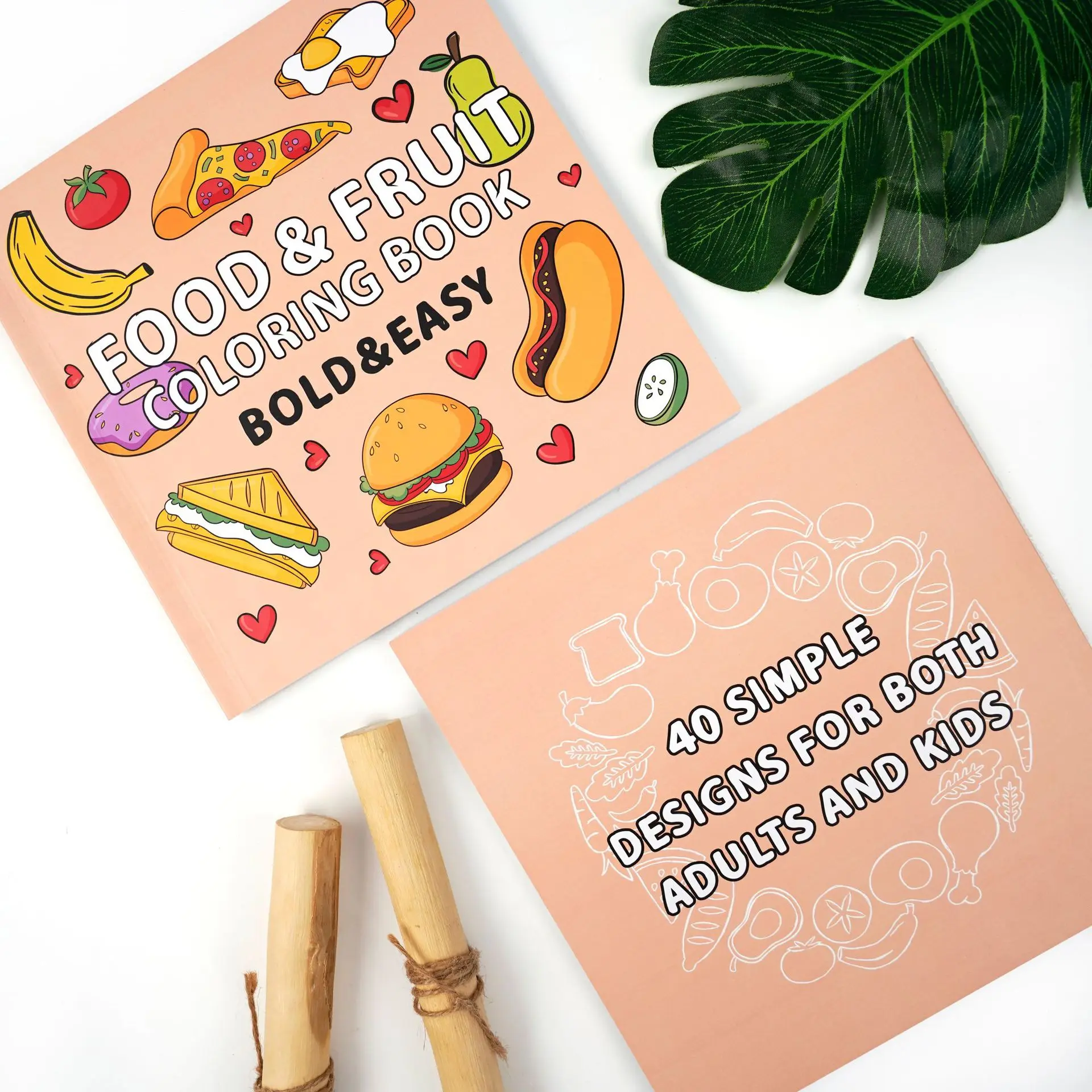 Образовательный праздничный подарок для детей от 4 лет, книжка-раскраска с фруктами и забавными каракулями и творческими обучающими занятиями